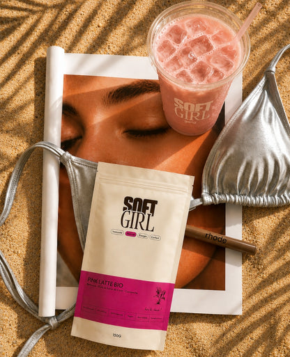 Pink latte