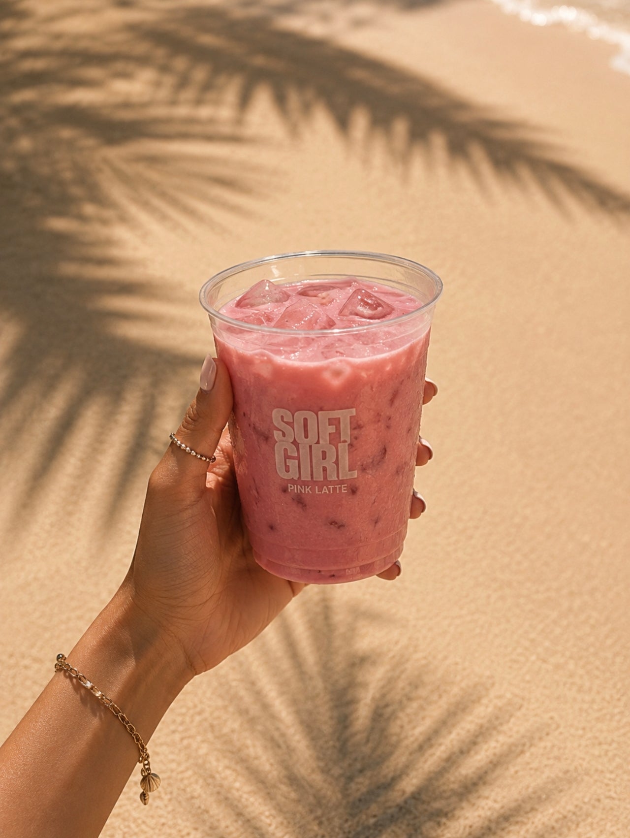 Pink latte